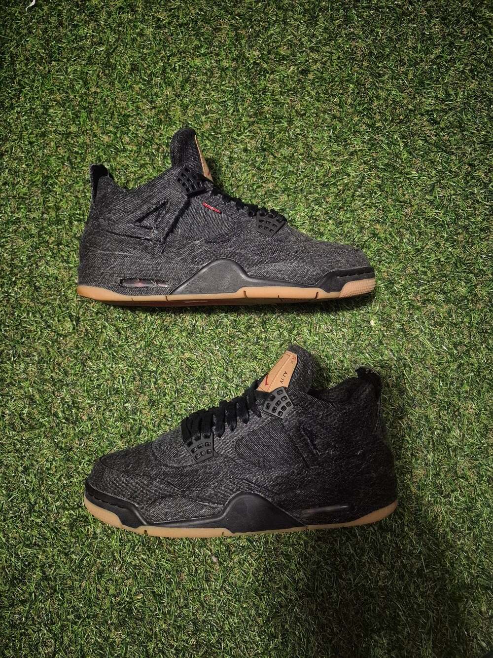 Jordan 4 Retro SE Black Canvas Sneakers